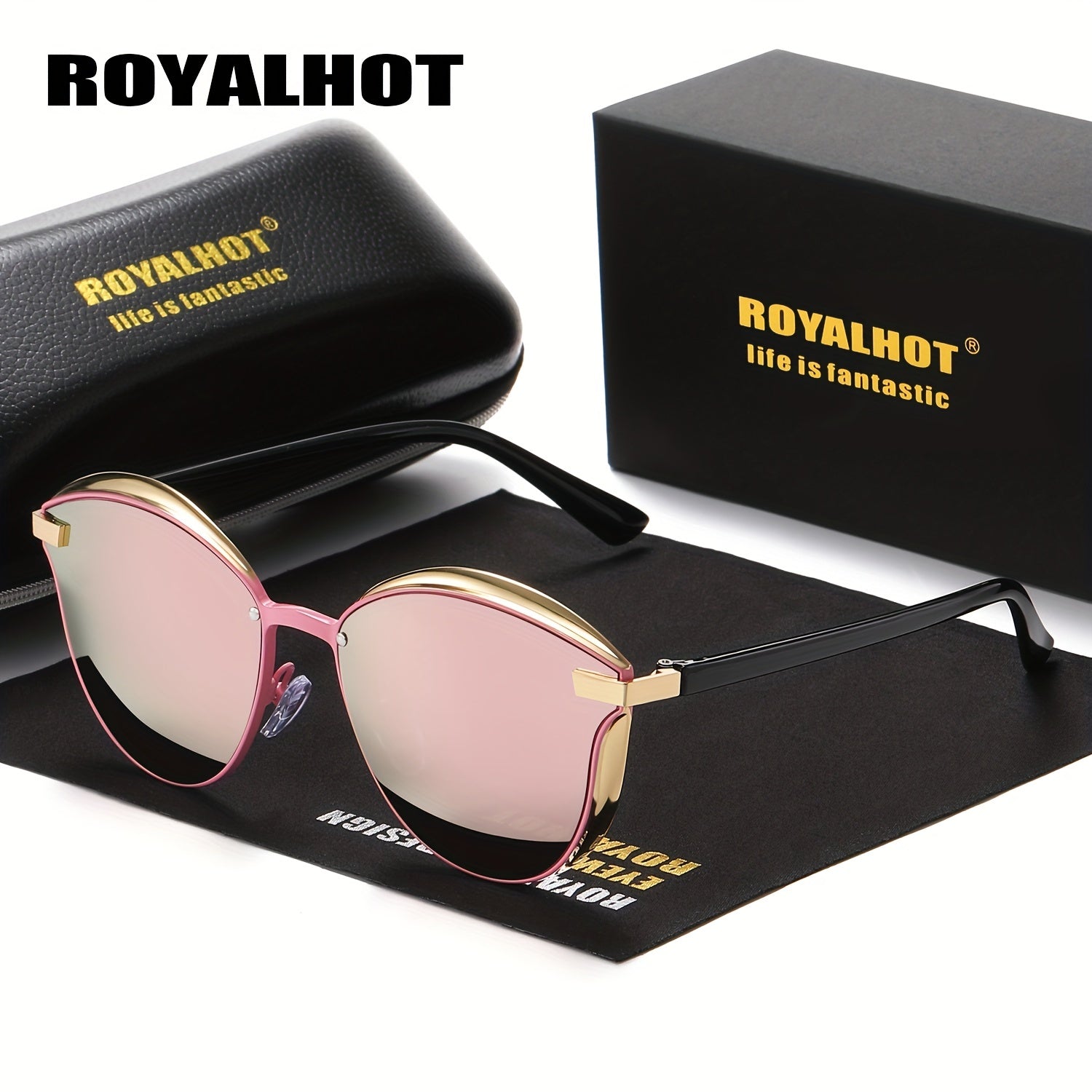 ROYALHOT Cat Eye Polarized UV Protection Summer Sunglasses