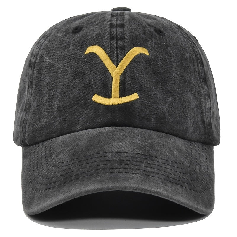 Yellowstone Ranch Themed Embroidered Baseball Cap for Men
