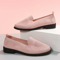 Women's Knit Slip On Flats Casual Non slip Loafers