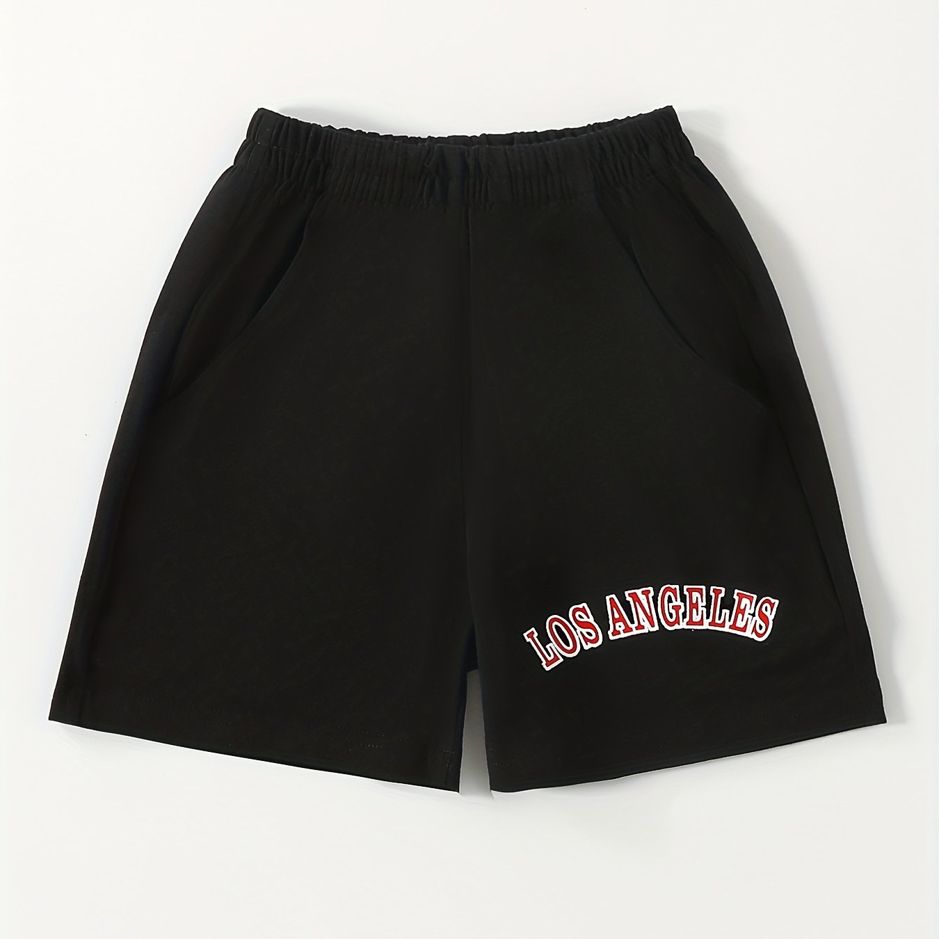 Toddler Boys Letter LOS ANGELES Graphic Shorts
