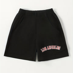 Toddler Boys Letter LOS ANGELES Graphic Shorts