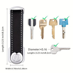 Car Key Pouch Bag Case Wallet Holder Chain Key Wallet Ring