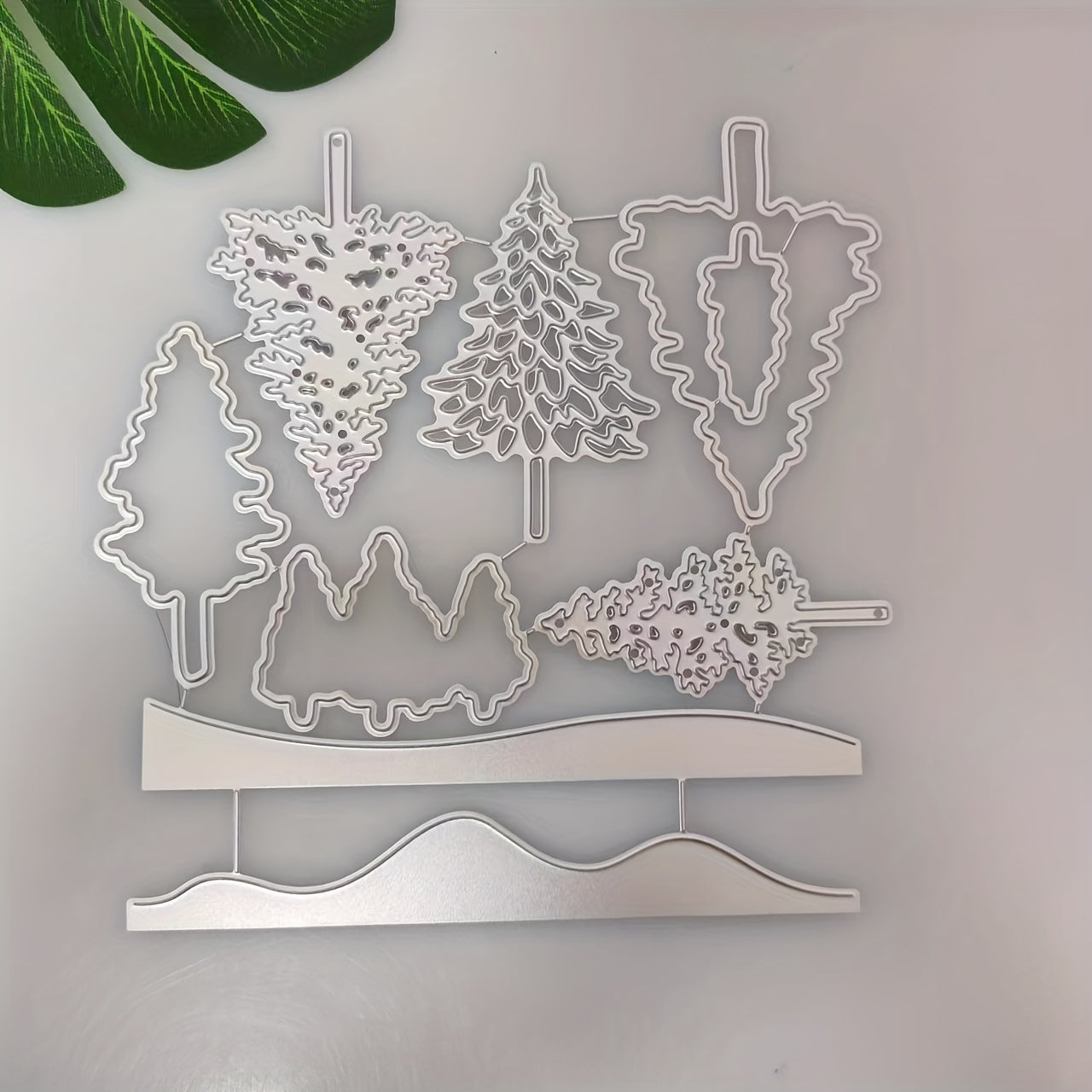 Trees Metal Cutting Dies And Stamps For Scrapbooking DIY Craft
