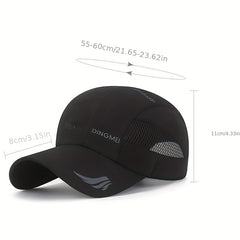 Men's Quick Dry Sports Baseball Cap Snapback Hat