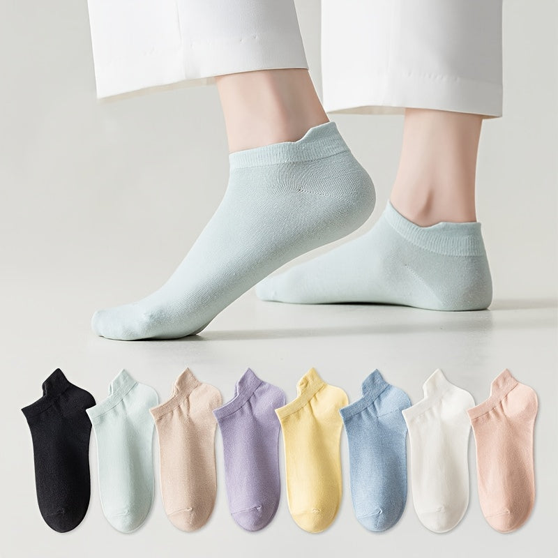 8 Pairs Invisible Socks Low Cut Ankle Socks Women's Stockings