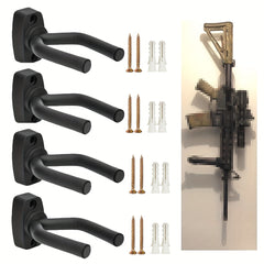 Tactical Vertical Rack Wall Mount Storage for Guitar Compound Bow Baseball Bat