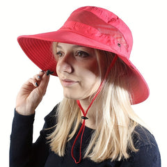 Breathable Mesh Visor Bucket Hat UV Sun Hat