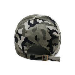 Men's Camo Baseball Cap Embroidered Sun Hat UV Protection Military Cap