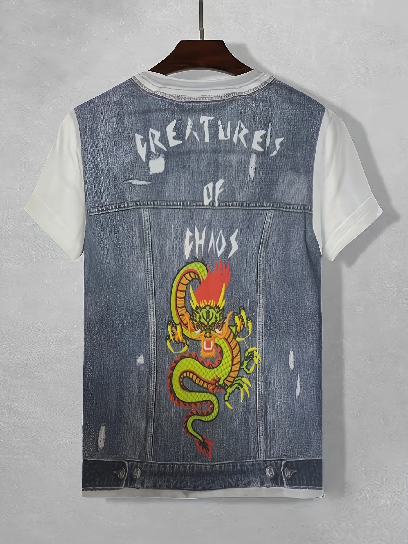 Men's Printed Casual Street Style Tee Shirt
