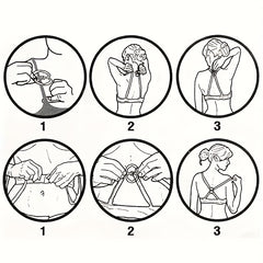 4pcs Flower Or Butterfly Bra Strap Clips