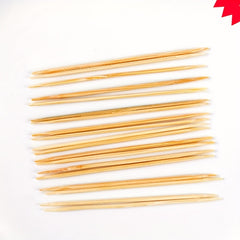 150 Natural Bamboo Toothpicks Double Headed Disposable