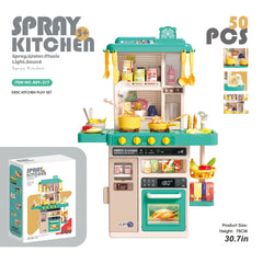 Interactive Pretend Play Kitchen Toy Set for Kids 3-6 Years - Christmas Gift