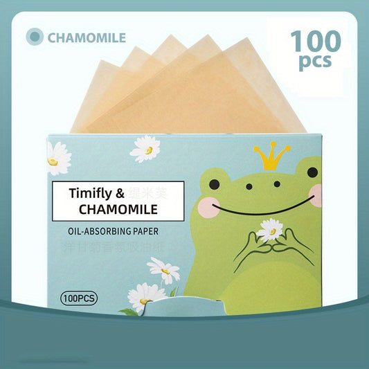 Green Tea Blotting Sheets Absorbing Paper 100 Pcs