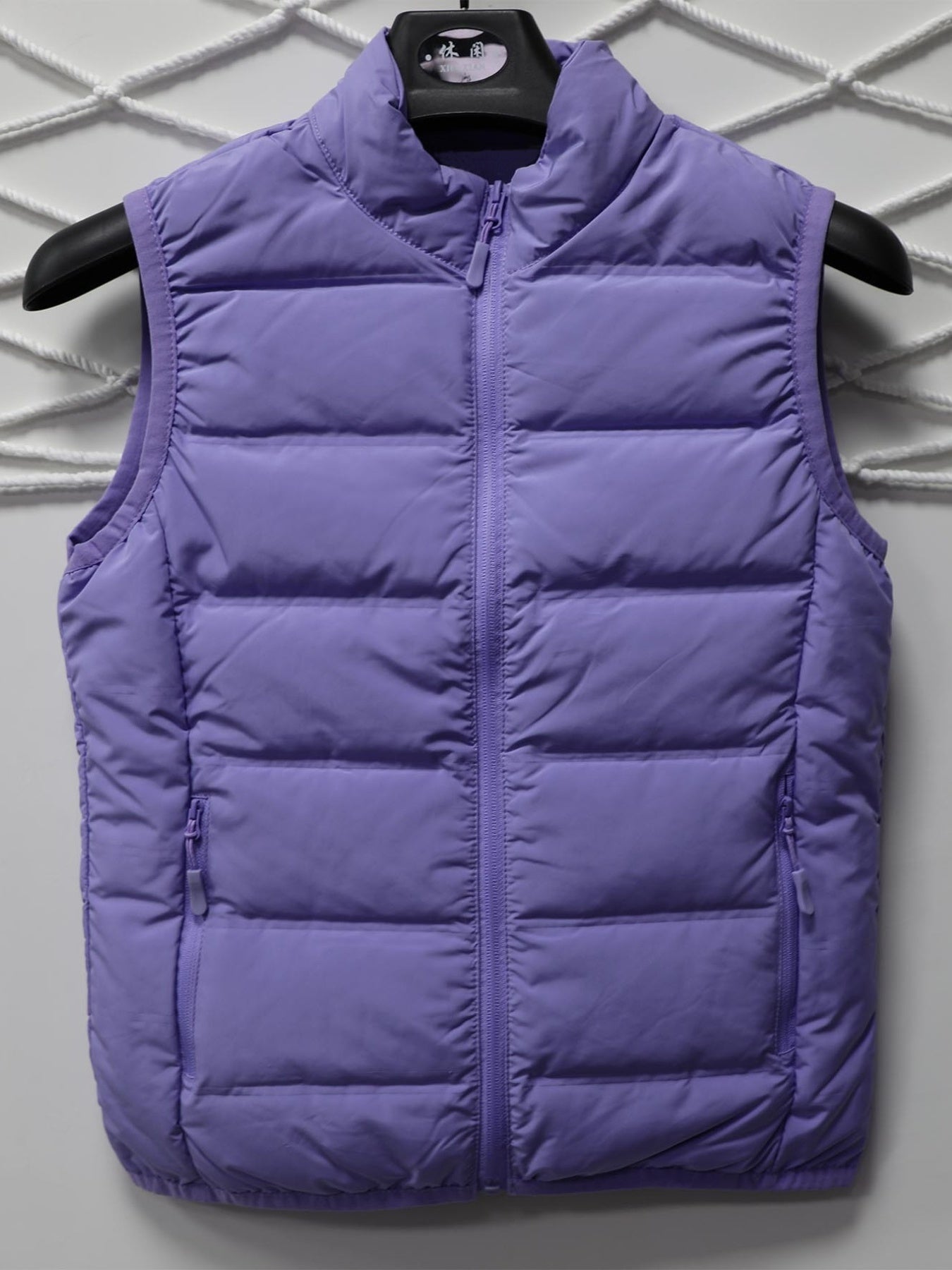 Women's Slim Down Vest Stand Collar Winter Layering