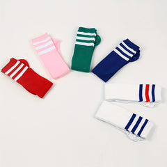 Striped Thigh High Socks Women's Stockings