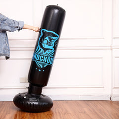 Inflatable Boxing Column Punching Bag with Pump
