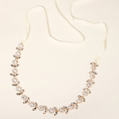 Bridal Rhinestone Wedding Belts - Clear Crystal Sash Belt