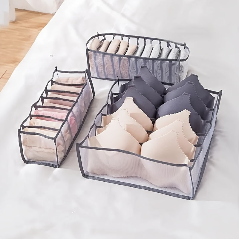 3pcs Underwear Drawer Storage Basket Socks Storage Drawer Box Organizer