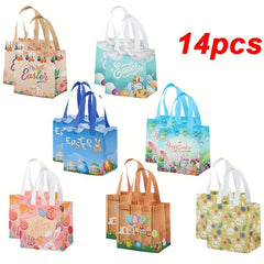 Easter Non-woven Tote Bag Gift Rabbit Egg Shopping Bag