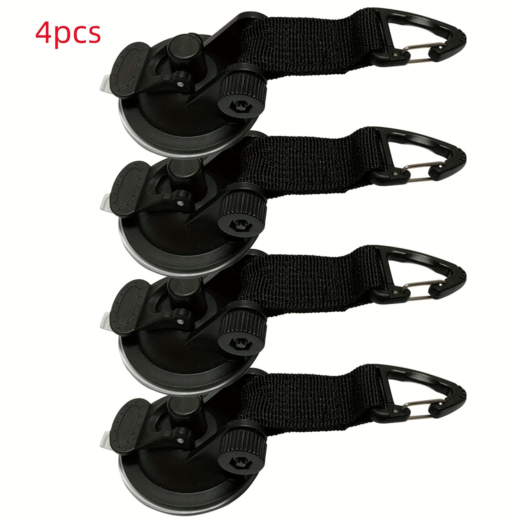 4pcs Outdoor Camping Tent Suction Cup Hook