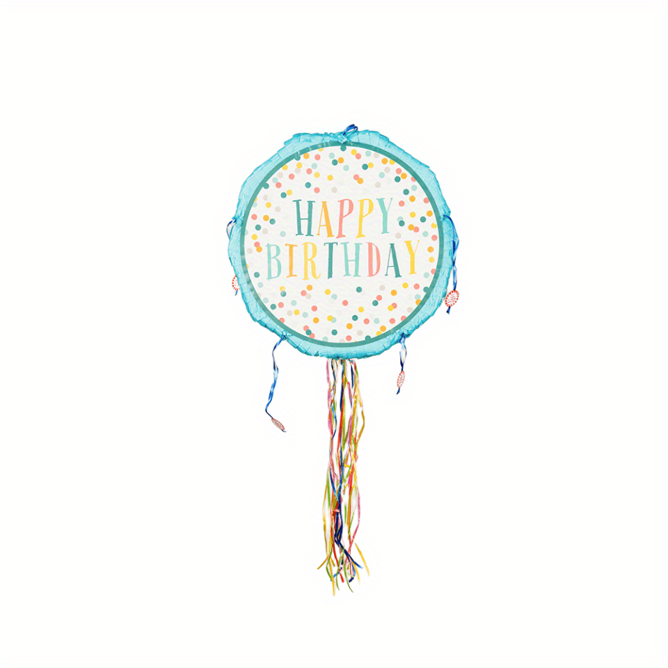 Birthday Party Pinata Fun Celebration Round Pinata Props