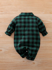 Plaid Jumpsuit Onesie Baby Clothes