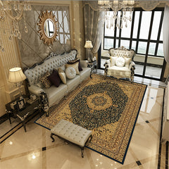 Soft Vintage Living Room Area Rug Traditional Bedroom Rug Anti Slip Classic Flor