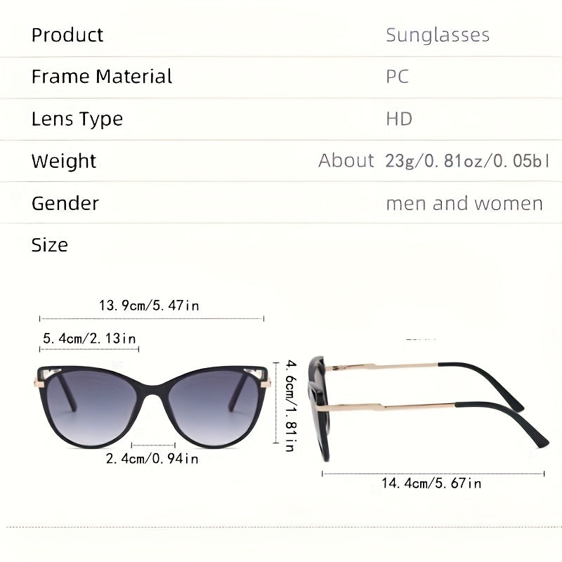 Tortoiseshell Cat Eye Sunglasses UV400