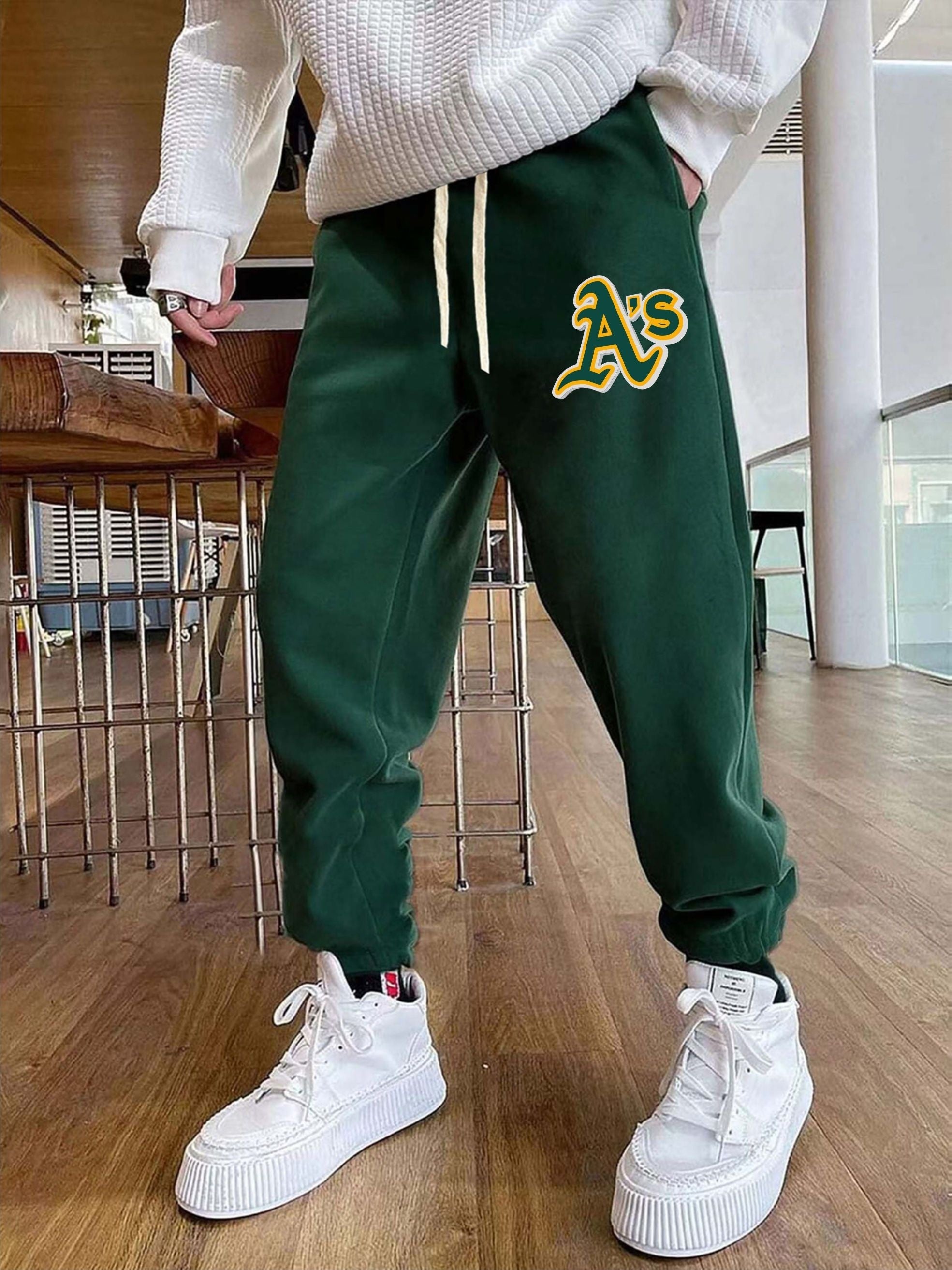 Men's Drawstring Sweatpants Casual Jogger Pants For Autumn Winter
