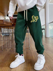 Men's Drawstring Sweatpants Casual Jogger Pants For Autumn Winter