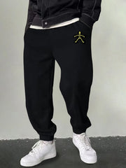 Men's Skeleton Graphic Sweatpants Casual Drawstring Joggers