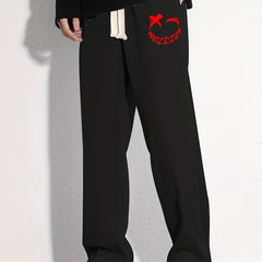 Grimace Pattern Joggers Men's Casual Loose Fit Pants