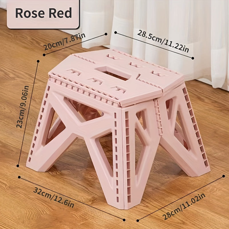 Outdoor Plastic Folding Stool Portable Stool Camping Fishing Stool