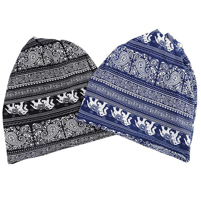 Men's Elastic Wrap Head Soft Woolen Cap