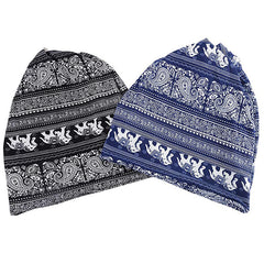 Men's Elastic Wrap Head Soft Woolen Cap