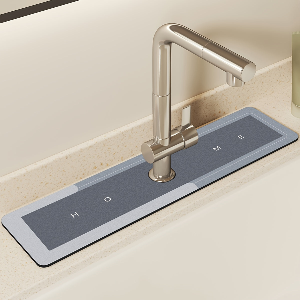 DEXI Sink Faucet Mat Kitchen Sink Accessories Absorbent Drying Mat