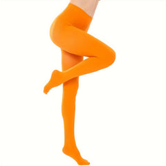 Women's Footed Tights 80D High Waist Semi Opaque Pantyhose