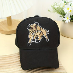 Unisex Sunshade Breathable Adjustable Baseball Cap With Embroidery