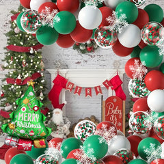 101pcs Christmas Balloon Garland Arch Kit Holiday Decor Party Favor