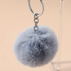 Plush Ball Keychain Pendant Key Hanging Bag Key Chain