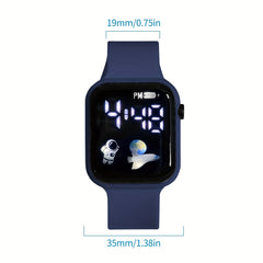 Boys 12-18 LED Bubble Spaceman Watch