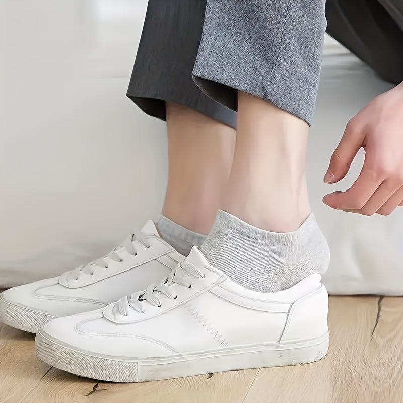 Men's Solid Liner Anklet Socks Breathable Unisex Outdoor
