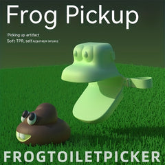 Frog Shaped Dog Poop Scooper Portable Sanitary Dog Waste Pick Up