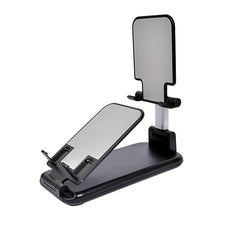 Foldable Mobile Tablet Bracket, Extends to Desktop Lazy Holder Stand