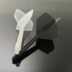 6pcs Transparent Dart Tail Anti-fall Wing