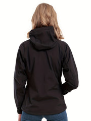 Women's Soft shell Fleece Winter Thermal Hooded Jacket