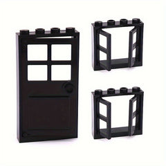 1x4x6 DIY House Building Block Toys Set - Compatible with No 60594, 60603, 60608