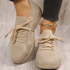 Women's Outdoor Woven Sneakers Breathable Running Shoes