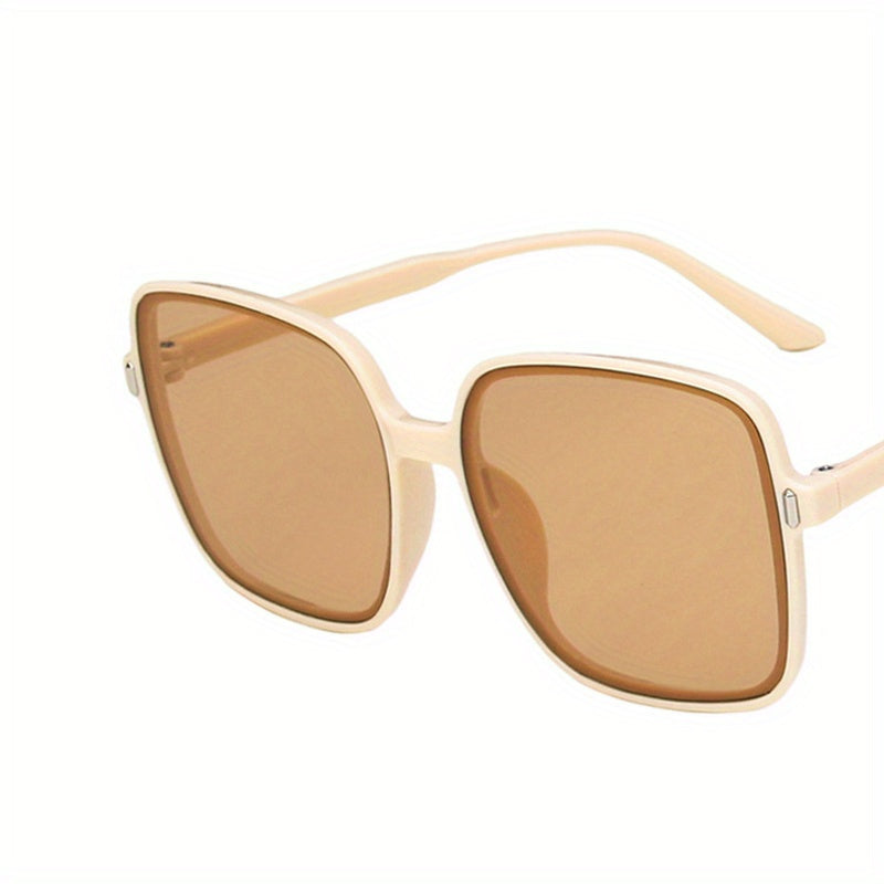 Oversized Square Frame Sunglasses for Women Men Gradient Lens Beach UV400