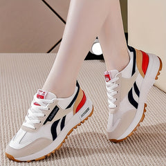 Women's Colorblock Sports Shoes Mesh Breathable Running Sneakers